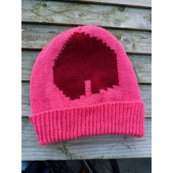 Maggies hat in commercial yarn